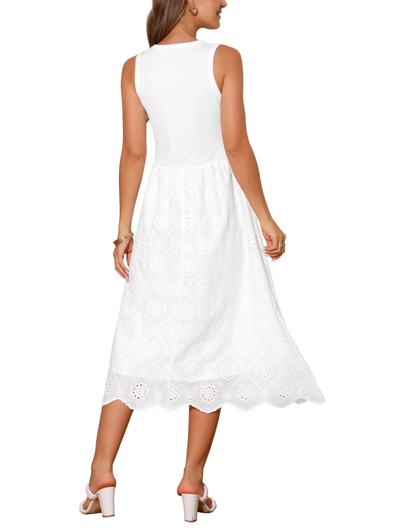 white cotton tank dress ALAA White Cotton Jersey Tank Dress size 2 (US)