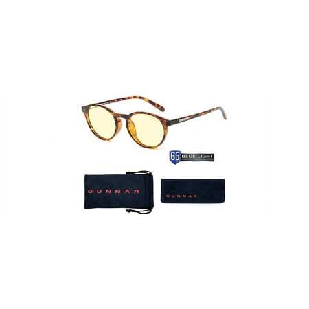 GUNNAR Blue Light Reading Glasses - Attaché, Tortoise, Amber Tint, Pwr +2.50 - Tortoise