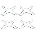 thumbnail image 1 of 4pcs Wok Rings Wok Support Rings Practical Stove Racks (Silver), 1 of 8