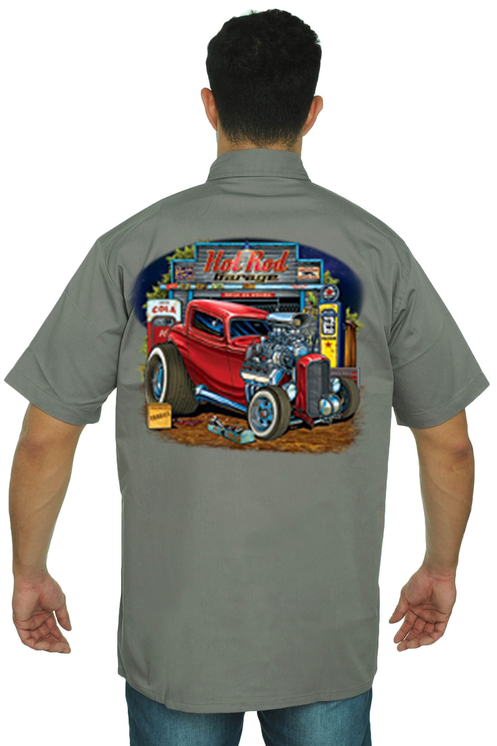 Shirt Hot Rod Garage - Walmart 