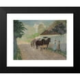 thumbnail image 2 of Jakob Koganowsky 18x15 Black Modern Framed Museum Art Print Titled - Horse Track at the Rest, 2 of 5
