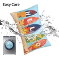 thumbnail image 5 of KLL Hello Summer3 Pillow Covers Envelope Closure,Super Soft and Cozy Fuzzy Fleece Pillow Case Cover 20"x30", 5 of 5