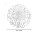 thumbnail image 3 of 4pcs Table Placemats Spider Web Decorative Halloween Placemats for Restaurant, 3 of 8