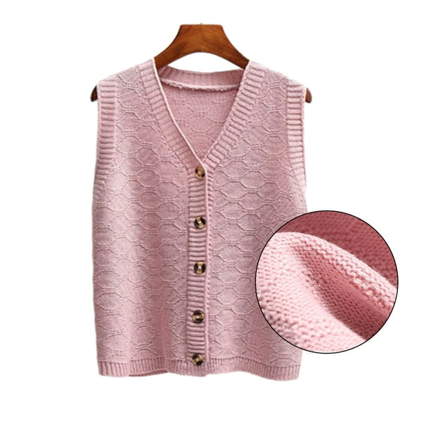 Knitted vests for ladies clearance