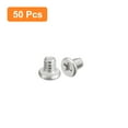 thumbnail image 3 of Unique Bargains M1.6x0.35x2mm 50Pack Metal Flat Round Head Screws Phillips Drive Machine Bolt, 3 of 5