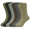 thumbnail image 6 of 3-Pack Men's Winter Thermal Heated Merino Wool Warm Thick Outdoor Crew Socks Size 10-13, 6 of 7