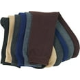 thumbnail image 5 of ToBeInStyle Men's Pack of 6 Crew Dress Socks - Solid Colored Assortment - 9-11, 5 of 7
