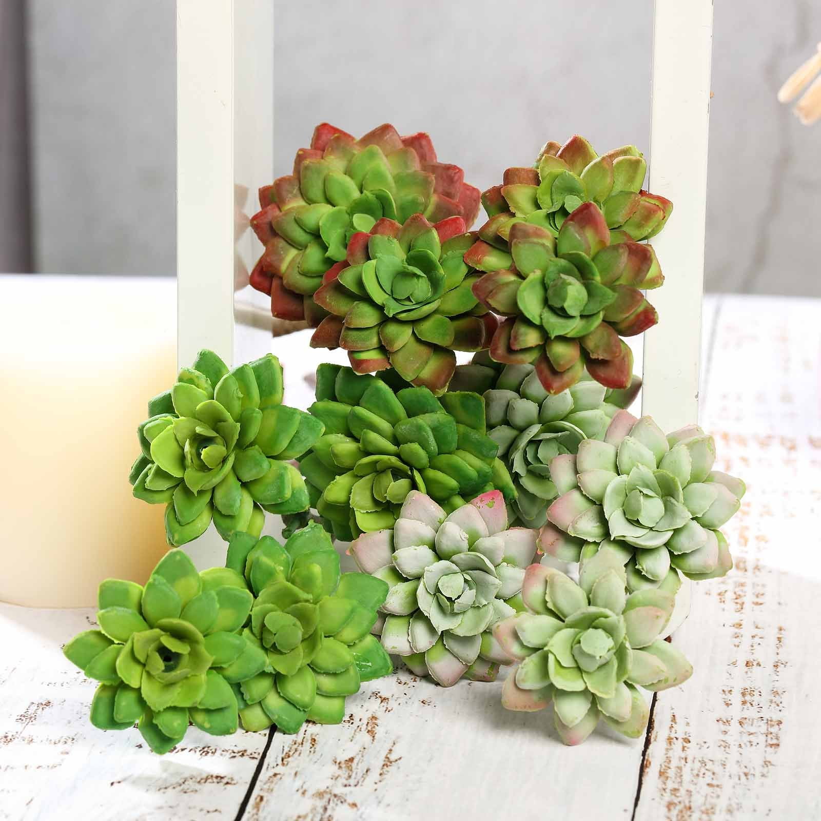 Efavormart Set of 3 12” Assorted Artificial Succulent