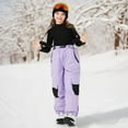 thumbnail image 2 of Krdevn Children's Ski Pants Warm and Thick Board and Double Board Children's Strap Ski Pants for Boys and Girls,13-14 Years, 2 of 6