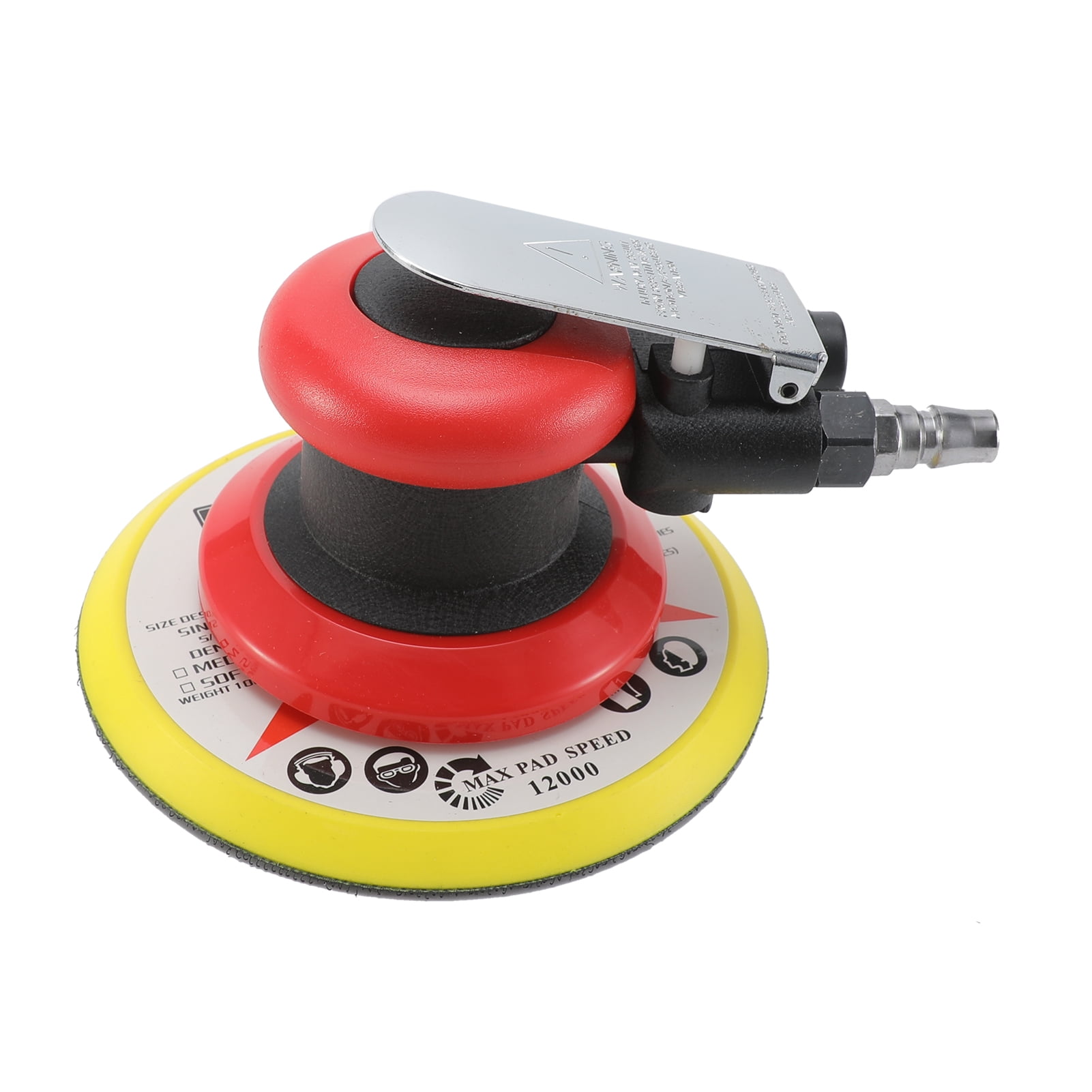 Sander,Pneumatic Sander Wood Metal 10000rpm 6 Inch Car Metal 10000rpm Red Sander 6 Inch Wall Wood Metal Inch Car Wall Inches Air Orbital Qisuo Air Orbital Sander Qinquan