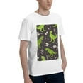 thumbnail image 2 of Bingfone Dinosaur Skeleton Men'S Loose Fit Short-Sleeve Pocket T-Shirt, 2 of 7