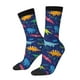 thumbnail image 1 of Balery Dinosaurs Calcetas Largas con Estampado para Hombre y Mujer – Suaves y Transpirables, Talla Única (US 5-11), 1 of 6
