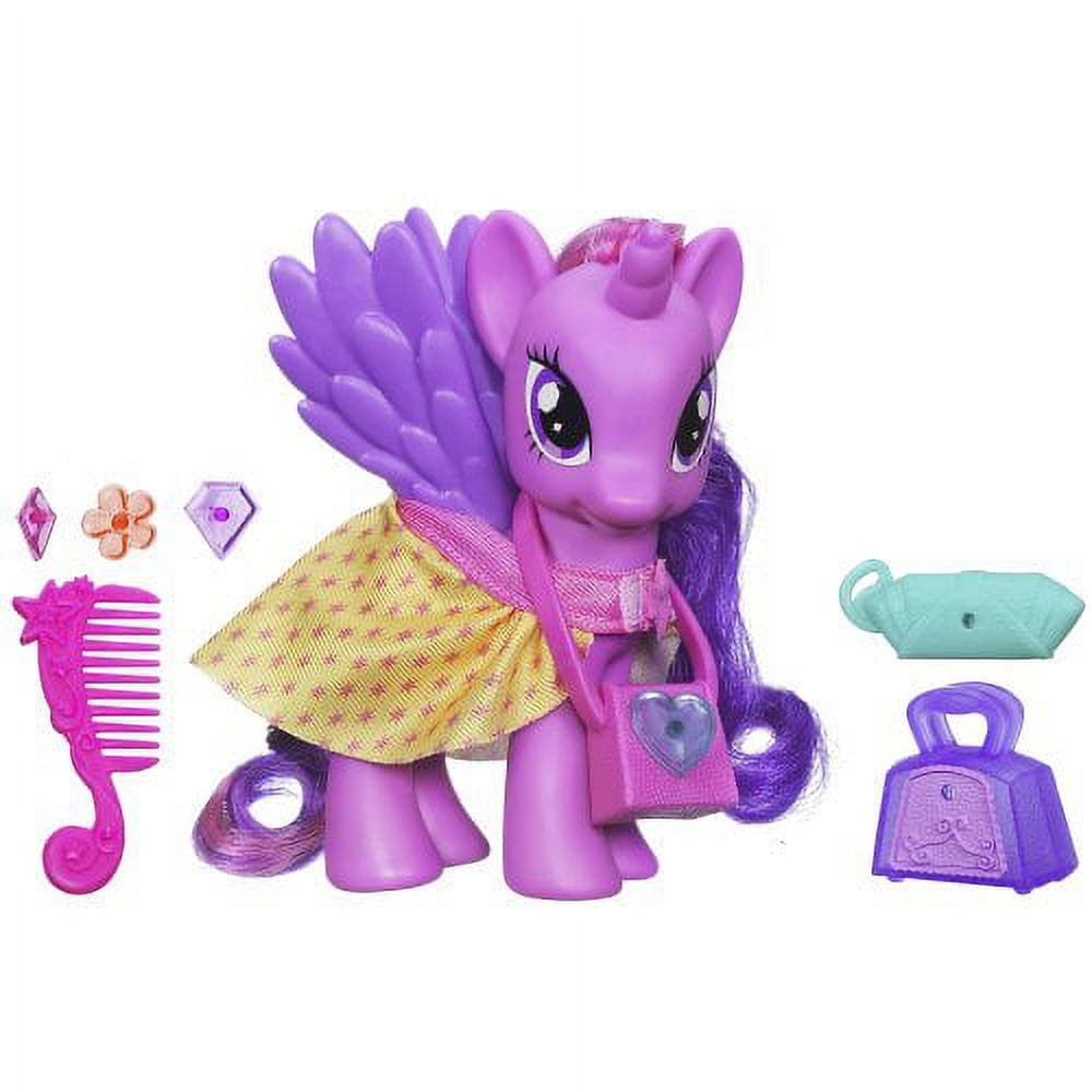 My Little Pony 3-inch PRINCESS TWILIGHT SPARKLE Figure with On-the-Go  Purse