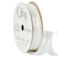 thumbnail image 3 of (3 pack) Offray Ribbon, White 5/8 inch Kendra Ribbon, 9 feet, 3 of 10