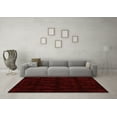 thumbnail image 3 of Ahgly Company Indoor Rectangle Abstract Red Modern Area Rugs, 5' x 7', 3 of 4