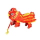 thumbnail image 2 of Marioneta de cuerda de mano con varilla, artesanía, recuerdo, marioneta china resistente, juguete de león amarillo rojo, 2 of 9