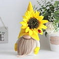 thumbnail image 4 of MesaSe Bumble s Gonks Plush Sunflower,Gonks for Garden Fairy Ornaments Outdoor Whimsical Tree Sculpture Garden Decoration, Cute Handmade Honey Gonks Plush Faceless Doll, 4 of 4