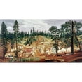 thumbnail image 2 of California Forbestown. N'One Sunday July 18.' View Of Forbestown California During The Gold Rush. Oil On Canvas By An, 2 of 4