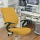 thumbnail image 5 of Funda protectora para asiento de silla, elástica y lavable, de jacquard. Conjunto amarillo, 5 of 9