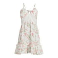 thumbnail image 5 of No Boundaries Juniors Ruffle Tier Dress, Sizes XS-3XL, 5 of 5