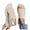 Beige, variant on Women's Arch Suport Walking Sandals Lightweight Low Wedge Hiking Sandal Summer Mesh Comfortable Slide Shoes Size 6 Beige