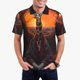 thumbnail image 1 of Balery Tree Hollow Meditating Giraffe Camisa Polo de Hombre con Estampado, de Manga Corta y Tejido Medio, Camisa Tipo Golf Polo-Small, 1 of 6