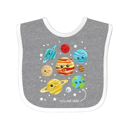 

Inktastic Cute Planets Stars Astronomy Space Cosmos Gift Baby Boy or Baby Girl Bib