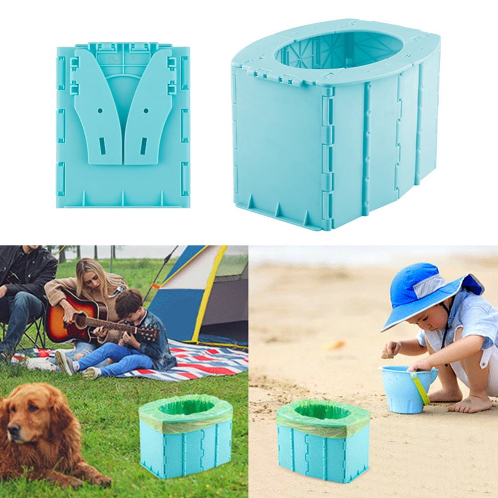 Folding Toilet Portable Foldable Travel Potty Seat Mobile Camping