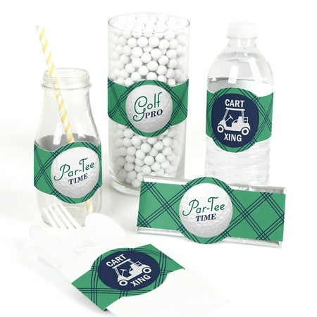 par tee time golf diy birthday or retirement party wrapper