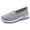 Grey, variant on uvwlwu Casual Shoes for Women Large Size Shoes Breathable Mesh Shoes On Lightweight Mom Shoes Soft Soled Versatile Shoes.