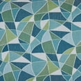 thumbnail image 4 of Sery 18 Inch Accent Pillow Set of 4, Indoor Outdoor Woven Geometric, Blue, 4 of 5