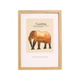 thumbnail image 2 of Wooden Photo Frame 5x4 Inch for Wall Hanging and Desktop Display with Horizontal & Vertical Stand, Durable Home and Office Picture Frame in Khaki or Brown, 2 of 6