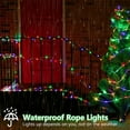thumbnail image 4 of Solar Rope Lights Outdoor Garden 72Ft 200LED 8 Modes Waterproof Tube Light with Remote Fairy Decorative Lights for Backyard, Patio, Garden, Christmas, 4 of 7