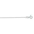 thumbnail image 2 of 14K White Gold 18in 0.6mm Diamond-Cut Round Wheat Chain, 2 of 4
