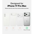 thumbnail image 3 of Ringke UX Magnetic [Built in Kickstand] for iPhone 17 Pro Max Case, Heavy-Duty Rugged Anti-Fingerprint Cover Compatible with MagSafe - Clear, 3 of 11