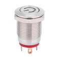 thumbnail image 1 of Boutons-poussoirs, Interrupteur à Bouton Métallique Auto-Réinitialisation IP66 Protection Faible Résistance pour Appareils Ménagers, 1 of 8