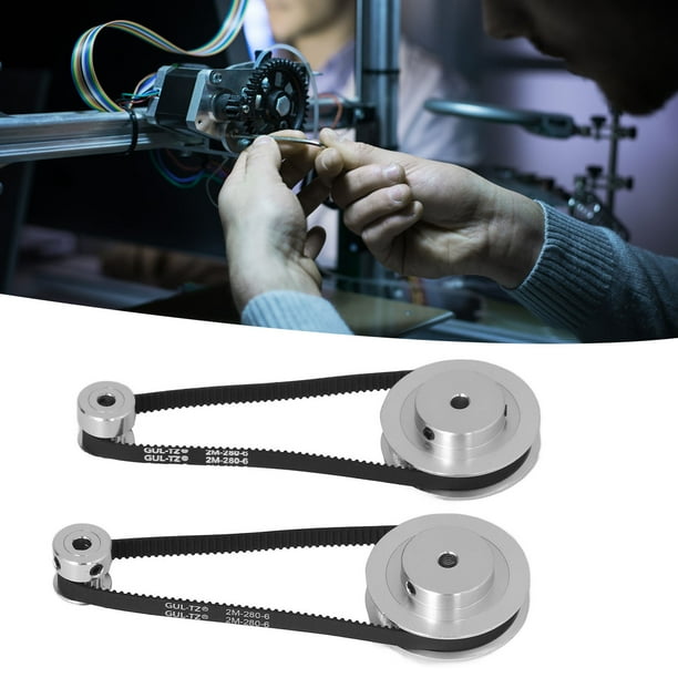 Timing Pulley Set Efficient Accurate Smoothly Timing Belt Pulley