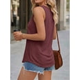 thumbnail image 3 of MOYIKO Tank Tops for Women Round Neck Trendy Sleeveless Tops Dressy Casual Flowy Summer Shirts Loose Fit, 3 of 7