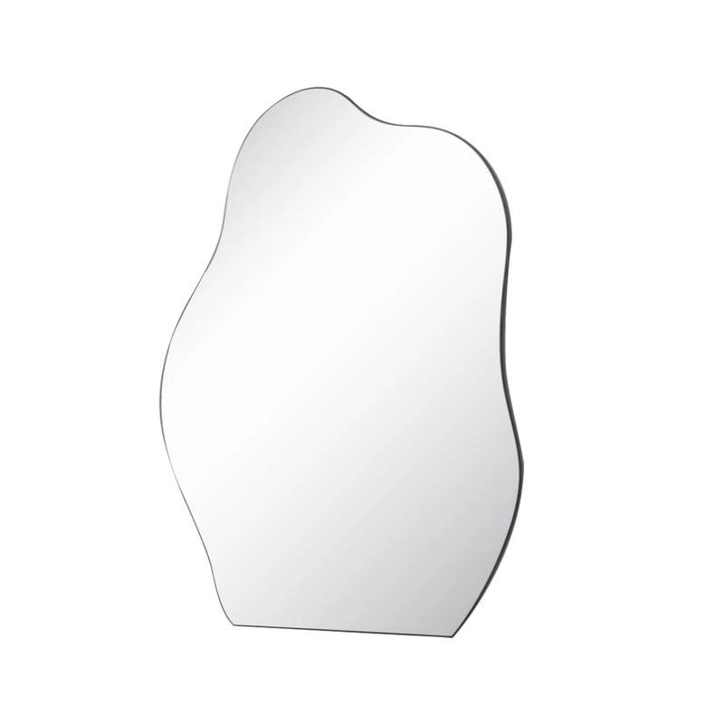 Easy4Home 22"x32" Frameless Bathroom Vanity Wall Mirror with Irregular Shape