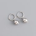 8mm ball Dangle Drop 8.9mm Small Hoop Cuff Earrings for Women Teen