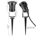 thumbnail image 3 of 6W RGB Landscape Light  Outdoor Spotlight with Stake  Waterproof LED Flood Light with Remote Control for Garden Yard Lawn 85-265V, 3 of 8