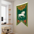 thumbnail image 4 of Tapiz con forma de bandera con forma de unicornio, majestuoso, decoración de pared, 100 x 150 cm, 4 of 4