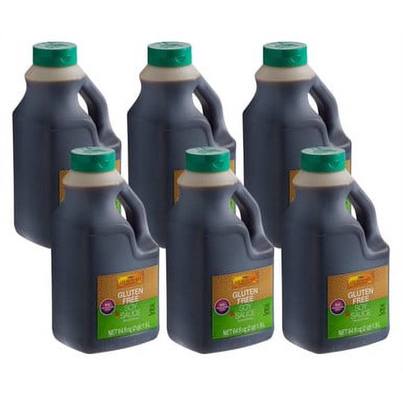 Lee Kum Kee Sauce Soya Sans Gluten 1/2 Gallon - 6/caisse - Saveur Authentique Sans Gluten