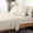 Cream, variant on Hotel Collection Rayon derived from Bamboo Bed Sheet Set - 6 Piece, Full, Black