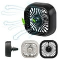 thumbnail image 2 of USB Car Vent Cooler Fan With Atmosphere Lights For Auto Interior Conditioning Accessories Fan Clip Vent, 2 of 8