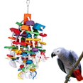 thumbnail image 5 of Juguete de masticación de aves, juguete grande y mediano para mordedero de loro, gris africano Afortunado Sencillez, 5 of 5