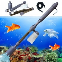 ACDANC 4-in-1 Electric Aquarium Gravel Cleaner - Automatic Siphon Vacuum for Water Changing,Sand Washing,Fish Tank Cleaning,16.3-32.8in Adjustable Length,Includes 4 Attachments