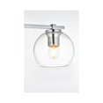 thumbnail image 5 of Living District Juelz 4-Light Iron & Glass Bath Sconce in Chrome/Clear, 5 of 6