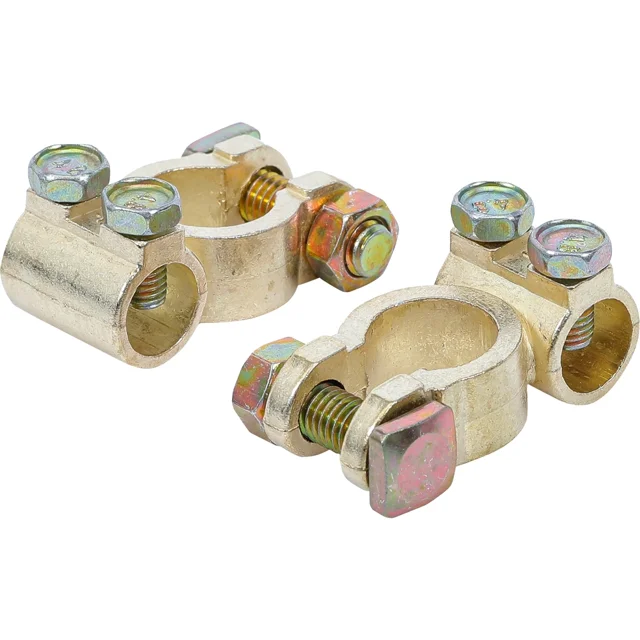 2 TERMINALES CONECTOR DE BATERÍA REDONDOS BGS 1408