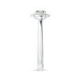 thumbnail image 3 of ANGARA Natural 0.25 Ct. Diamond Halo Engagement Ring in 14K White Gold for Women (Ring Size: 3.5), 3 of 9